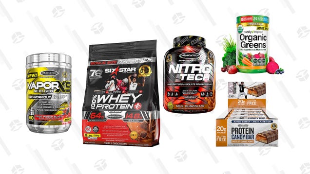 Save on Whey Protein and Energy Supplements with This MuscleTech Gold Box
