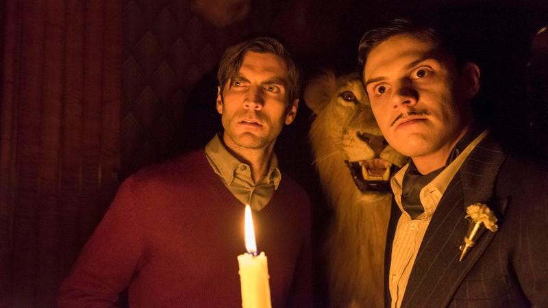Evan Peters, Wes Bentley (Prashant Gupta/FX)