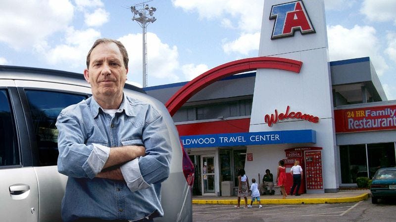 Illustration for article titled Dad Clarifies This Not A Food Stop