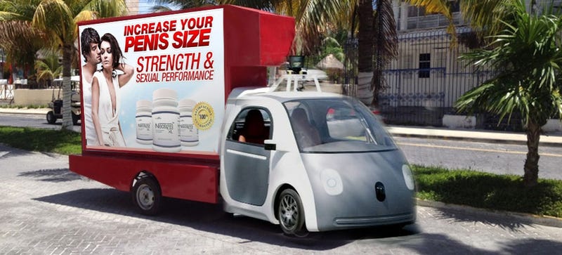 Illustration for article titled Will Autonomous Vehicles Breed 'Spam Cars'?