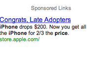 Illustration for article titled Apple's iPhone Contextual Ad Was Fake