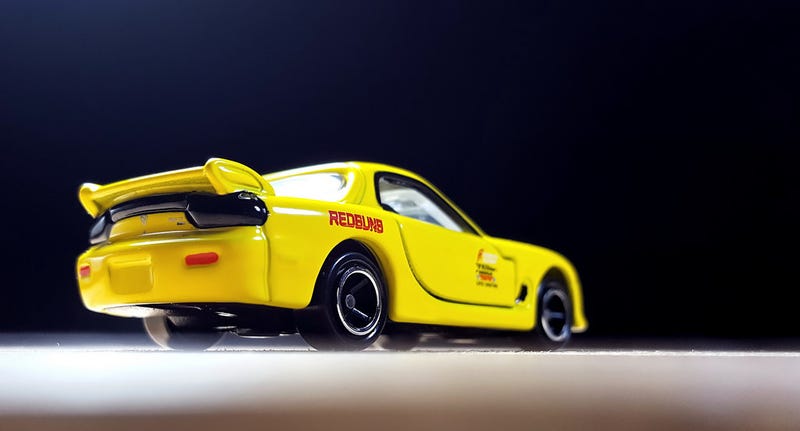 A Yellow Rx7