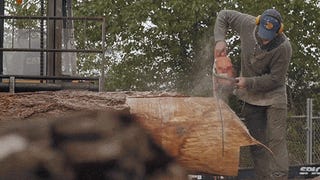 Video: An interesting look at a lumber shop
