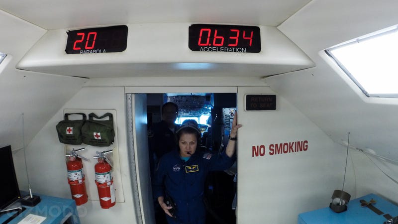 What does a zero-gravity chamber do?