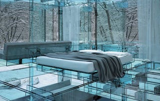 Illustration for article titled House Completely Made Out of Glass Is Perfect for Exhibitionists