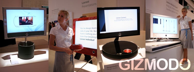 Illustration for article titled Loewe's Design Studio TVs are Absolutely Fan-Bloody-tastic
