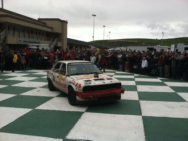 Illustration for article titled $500 Craigslist Rally Driver, appropriately, wins 24 Hours of LeMons