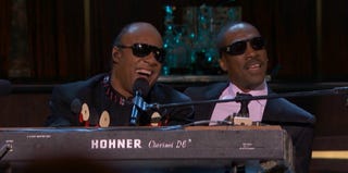 Stevie Wonder and Eddie Murphy singing "Higher Ground" (Spike TV)