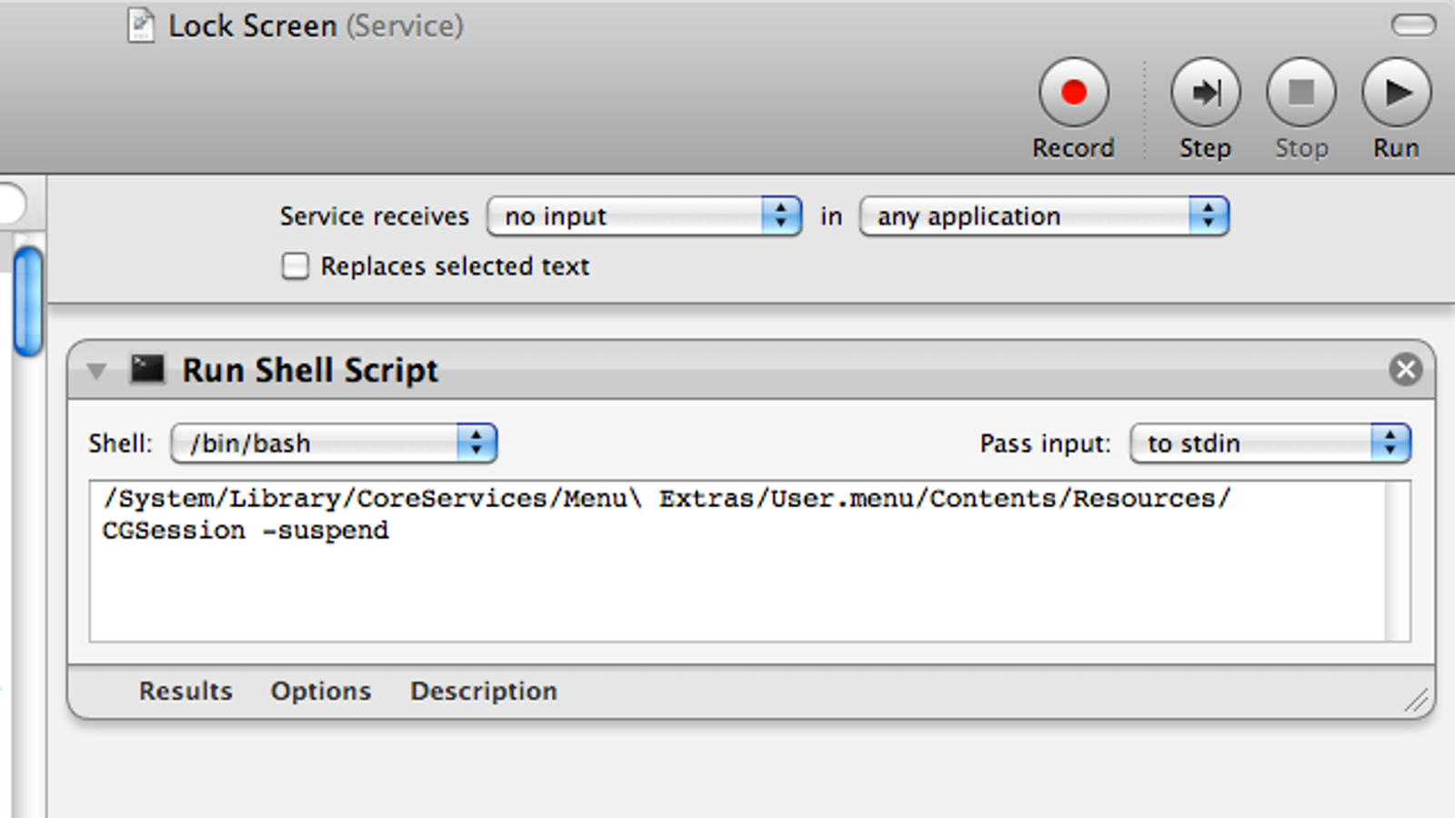 mac os lock shortcut
