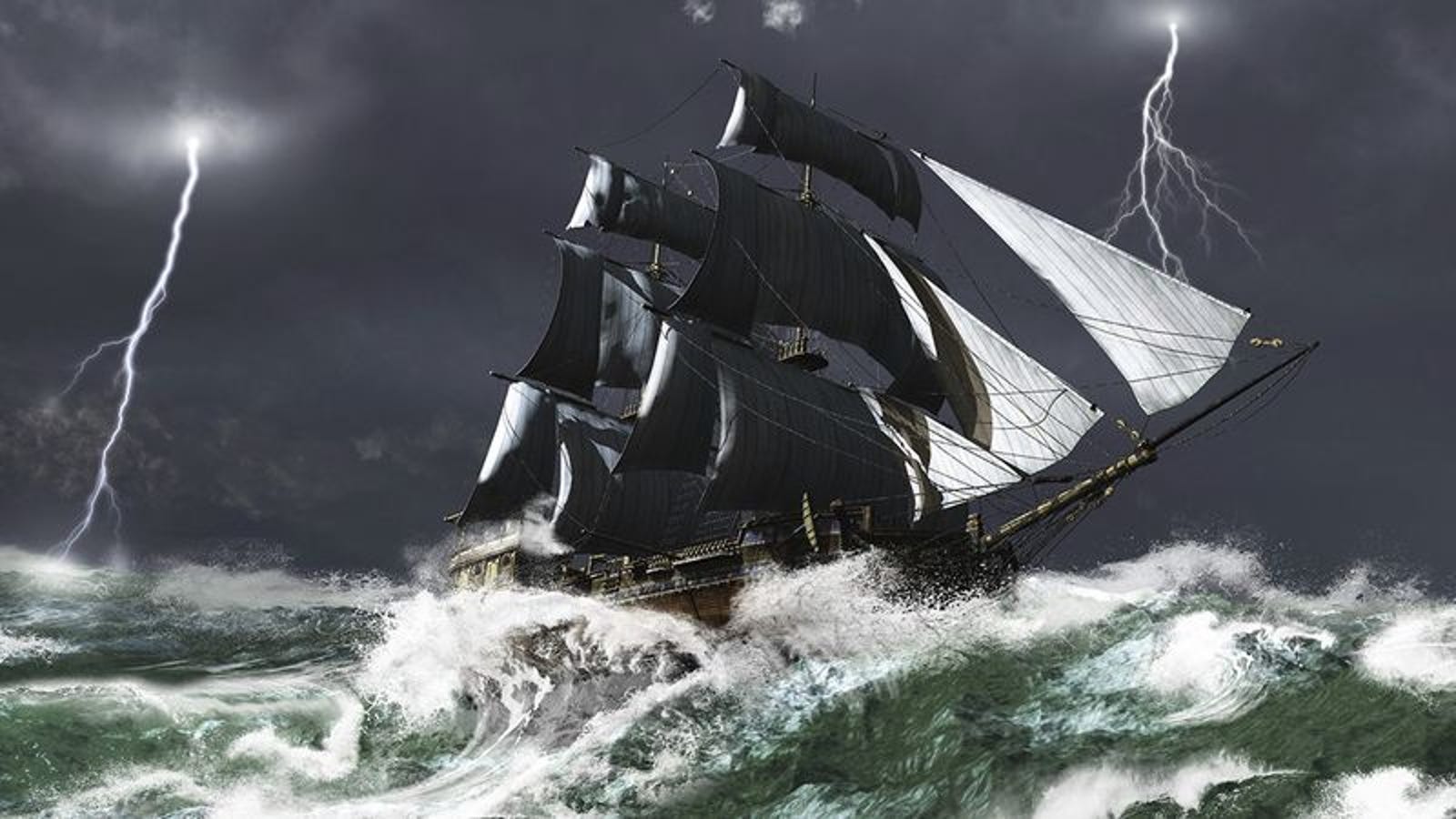 К чему снится шторм на море. Корабль сквозь шторм. Шторм сонник. Сон шторм на плоту. Lightning ship.