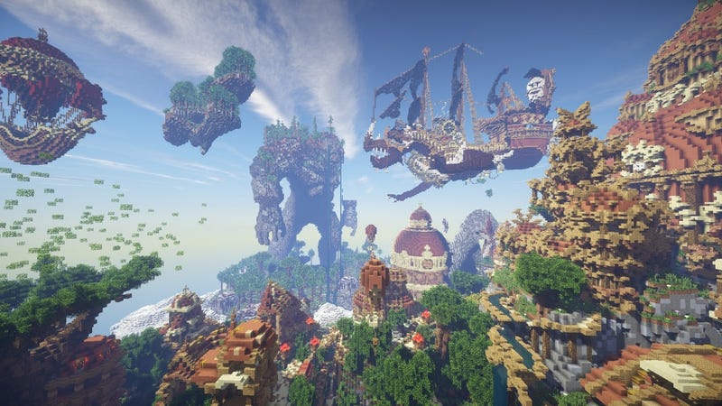 Spectacular Builds From Minecraft's "Floating Island" Contest