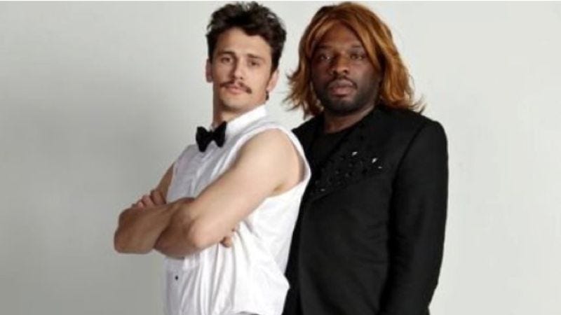 Illustration for article titled James Franco debuts his first music video, sort of