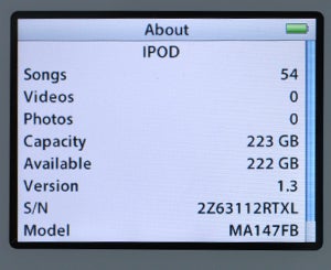 Illustration for article titled iPod 240 GB Upgrade Official Price and Warranty