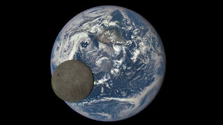 Watch the Moon cross the face of the Earth in this incredible video