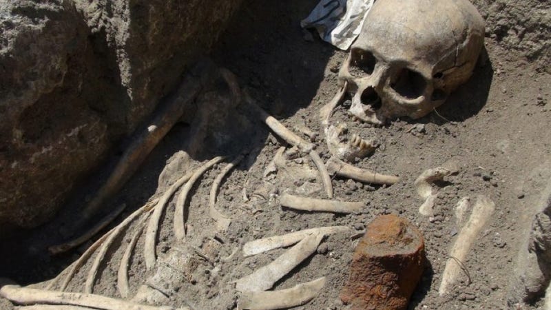 Illustration for article titled Archaeologists exhume "vampire" skeletons in Bulgaria