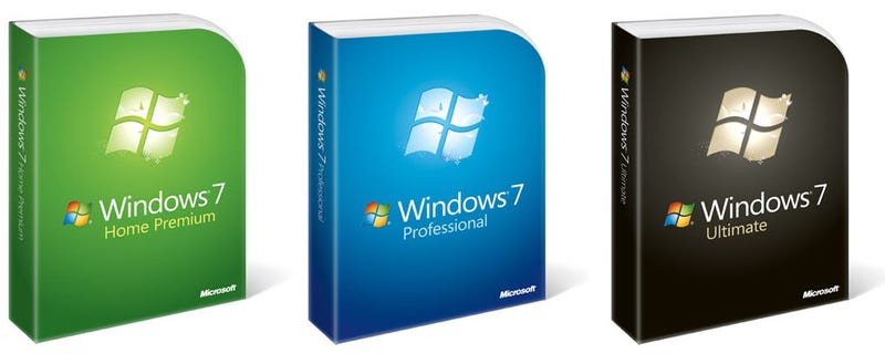 Illustration for article titled Windows 7 Packaging Is Plain, But With Subtle Flair (and Flare)