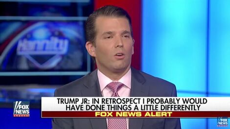 Donald Trump Jr. defends his daddy's alpha-man status from ...