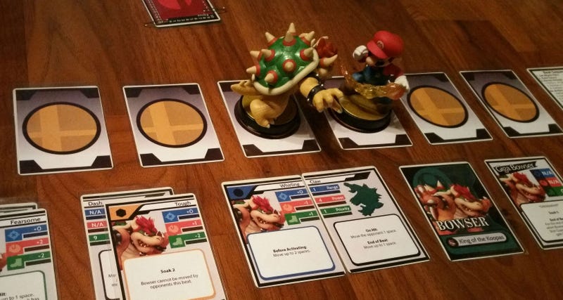 Illustration for article titled Smash Bros. Card Game Uses Amiibo, Looks Awesome