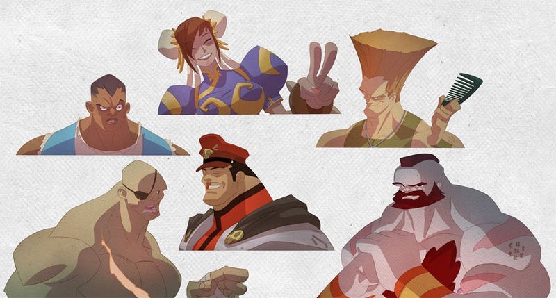 Illustration for article titled Street Fighter's World Warriors Get A 'Toon Makeover