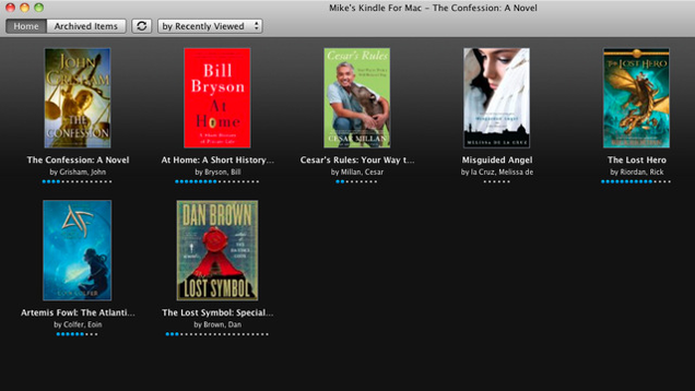 kindle mac app store