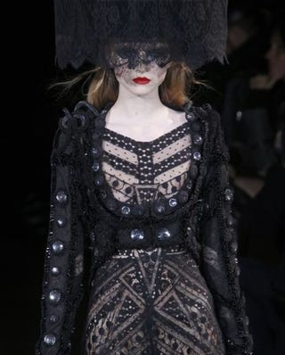 Illustration for article titled Givenchy's Couture Flight Of Gothic-Iberian Fancy