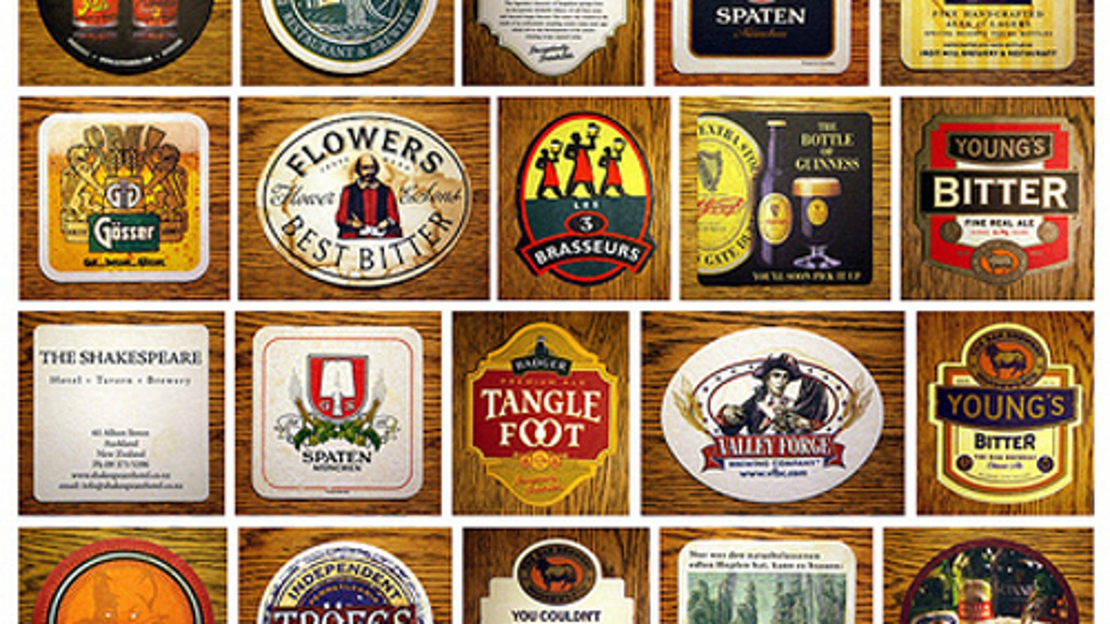 Huge collection of beer mats