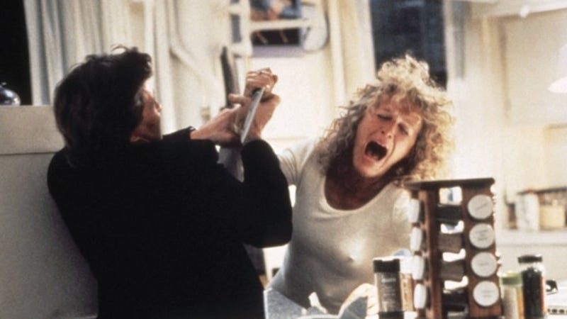 Glenn Close Keeps Her Fatal Attraction Knife Hanging In