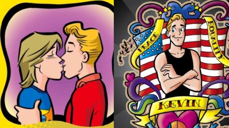 Archie Comics Only Openly Gay Character To Get First Published Kiss
