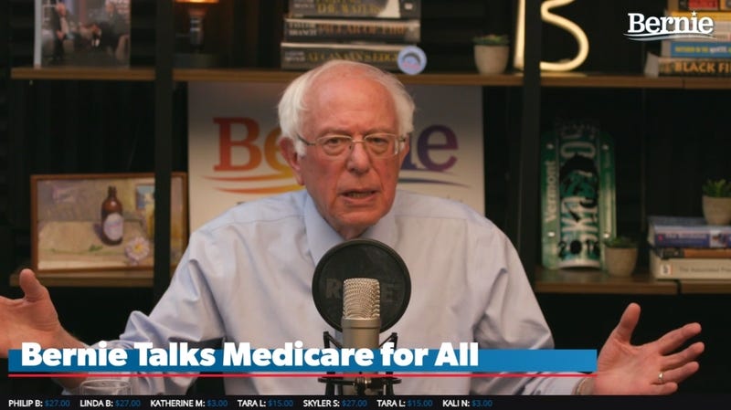 Illustration for article titled Bernie Sanders Finally Appears On His Own Twitch Channel—During Amazon Boycott
