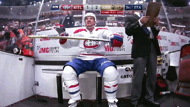 Andrew Shaw Gets Penalty