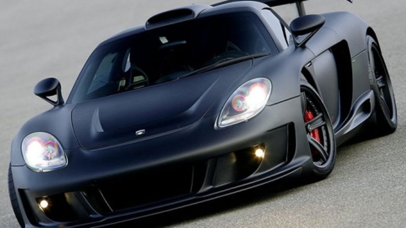 Supercars Dressed In Flat Black