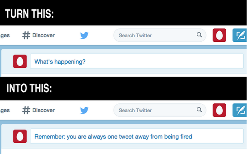 Illustration for article titled This Chrome Extension Reminds You to Stop Being Such a Dick on Twitter