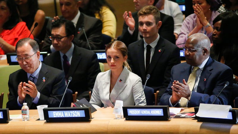 Illustration for article titled Badass Emma Watson Launches UN HeForShe Gender Equality Campaign