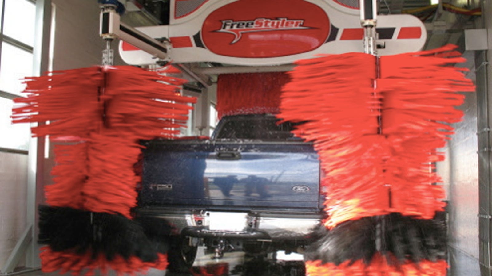 Car Wash Equipment Destroyed By Angry Customer In Pine-Scented Rage