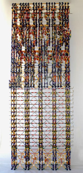 Illustration for article titled Room Sized K'NEX Calculator
