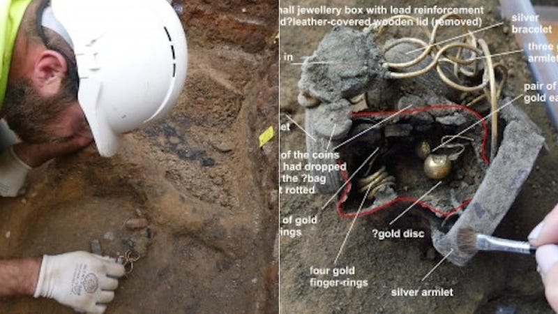 Illustration for article titled Pile of Ancient Roman Jewelry Found Under Modern Department Store