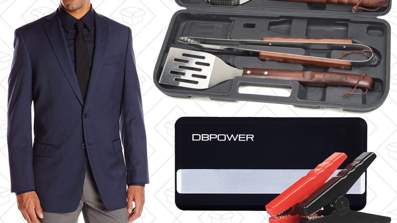 Illustration for article titled Sunday's Best Deals: Calvin Klein, Grilling Gear, Compact Jump Starters, and More