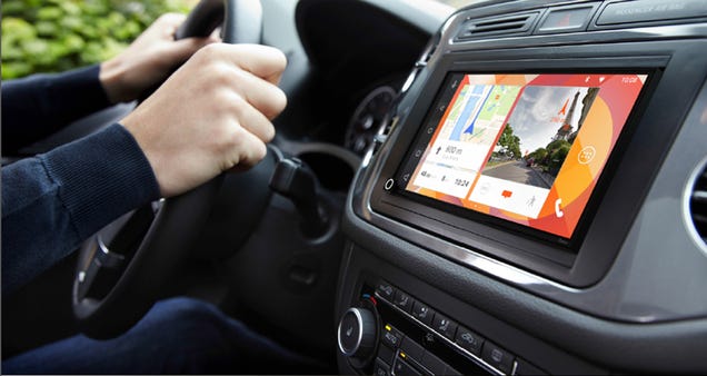 Parrot Announces Android Auto Le Carplay Head Unit Toyota Rav4 Parrot S New In Dash System Gives Any Dumb Car Le Or Android Brains
