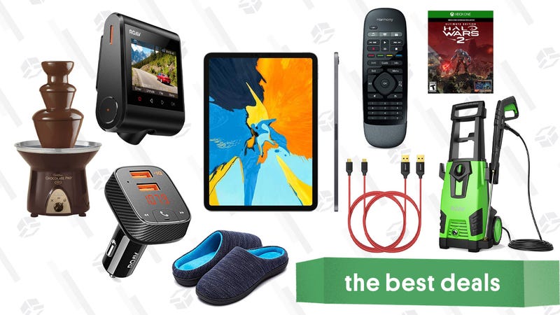 Illustration for article titled Wednesday's Best Deals: iPad Pro, Roav Gold Box, Chocolate Fountains, Japanese Sunscreen, and More