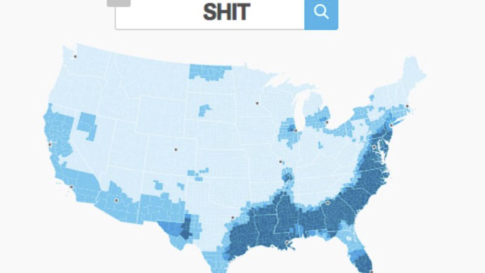 Find Out Americans Favorite Swear Words With This Interactive Map My Xxx Hot Girl 