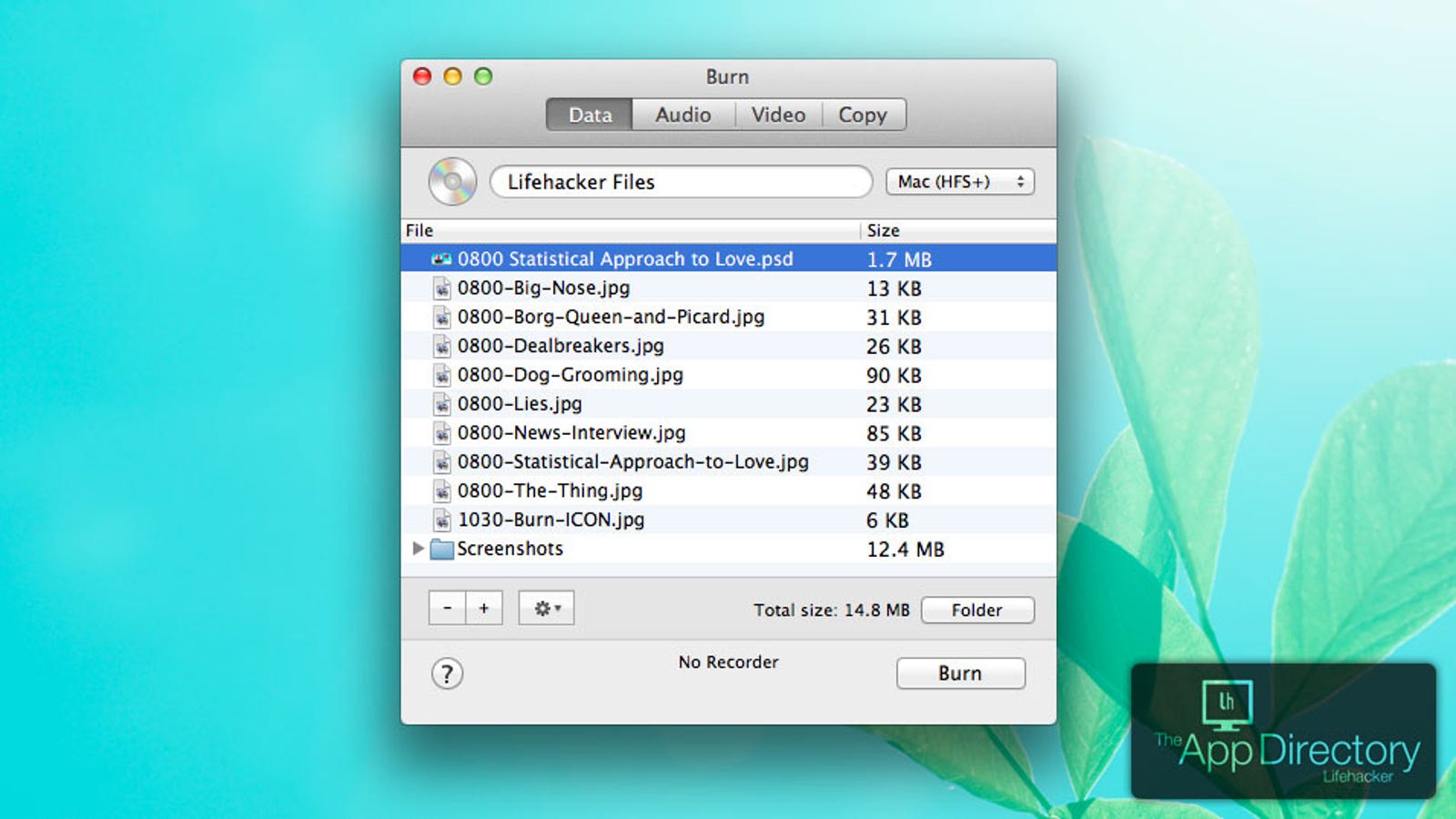 disk burning software mac
