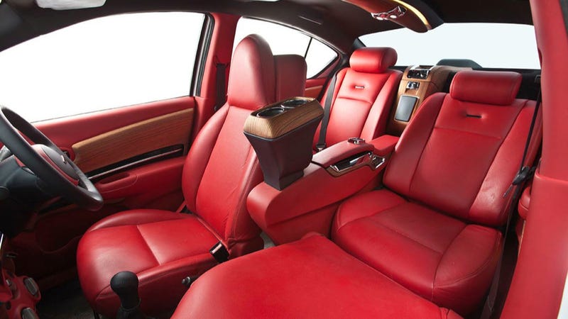 This Is The Interior Of A Real Nissan Versa And Not A Joke