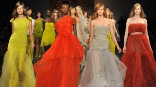 Christian Siriano Shows Dramatic Dresses & Gorgeous Gowns For Spring 2012