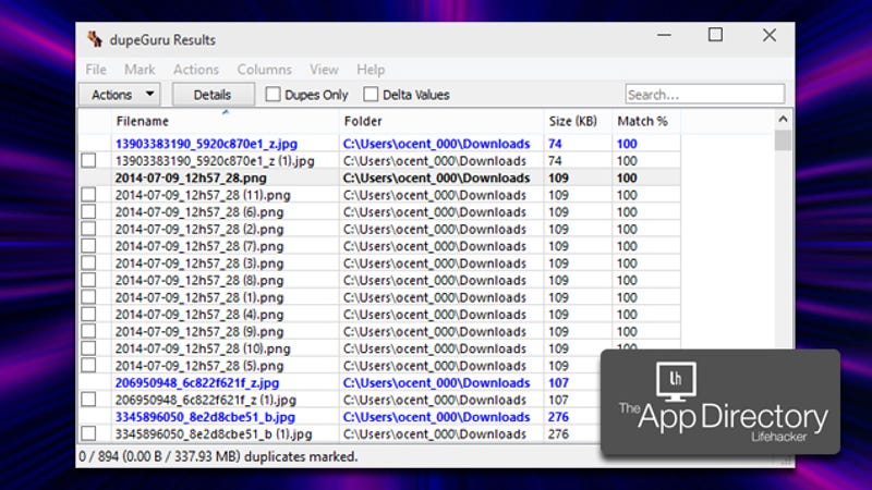 duplicate file finder windows 10