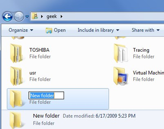 windows 10 unable to create new folder