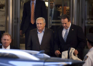 Dominique Strauss-Kahn and his lawyer (Getty Images)
