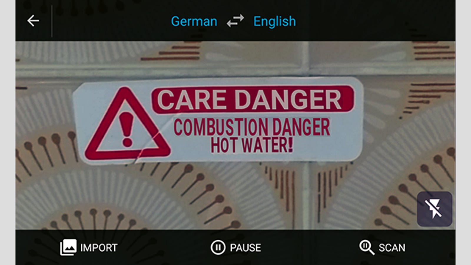 google translate signs app