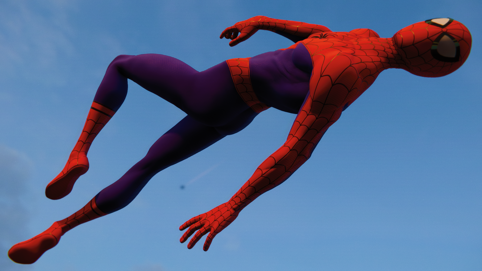 Spider Man Ps4s Into The Spider Verse Suit Looks Amazing