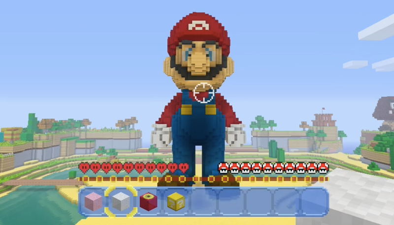 A Look At Minecraft's Official New Mario World