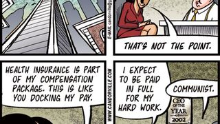 Illustration for article titled Candorville Comic: Communist